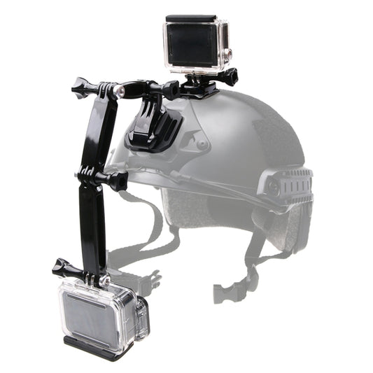 Helmet Front Mount Bundle Set for GoPro, Insta360, DJI and Other Action Cameras by buy2fix