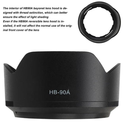HB-90A Lens Hood Shade for Nikon Z DX 50-250mm f4.5-6.3 VR lens. (Black) - Lens Hood by buy2fix | Online Shopping UK | buy2fix