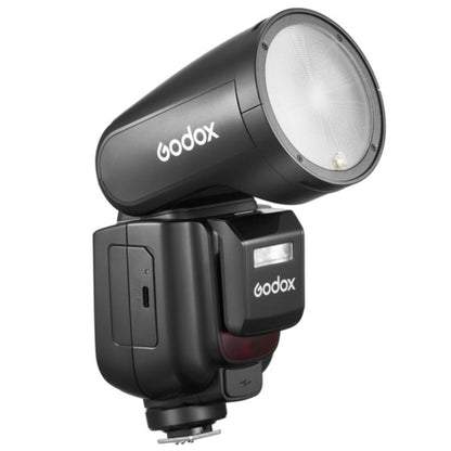 Godox V1Pro TTL Li-ion Round Head Camera Flash Light (Black) - Shoe Mount Flashes by Godox | Online Shopping UK | buy2fix