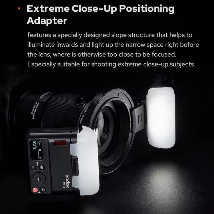 Godox MF12 Macro Flash 2.4 GHz Wireless Control Light (Black) - Shoe Mount Flashes by Godox | Online Shopping UK | buy2fix
