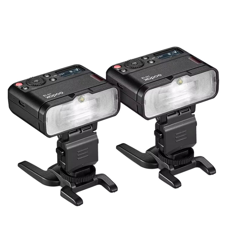 Godox MF12-K2 Macro Flash 2-Light Kit 2.4 GHz Wireless Control Light (Black) - Shoe Mount Flashes by Godox | Online Shopping UK | buy2fix