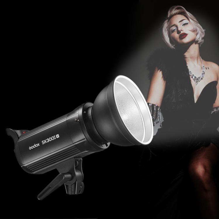 Godox SK300II-V Studio Flash Photo Light 300Ws Bowens Mount Monolight Light (UK Plug) - Shoe Mount Flashes by Godox | Online Shopping UK | buy2fix