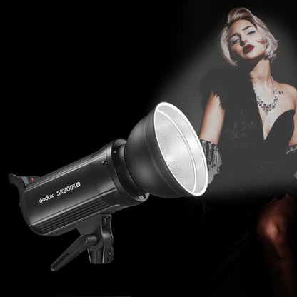 Godox SK300II-V Studio Flash Photo Light 300Ws Bowens Mount Monolight Light (EU Plug) - Shoe Mount Flashes by Godox | Online Shopping UK | buy2fix
