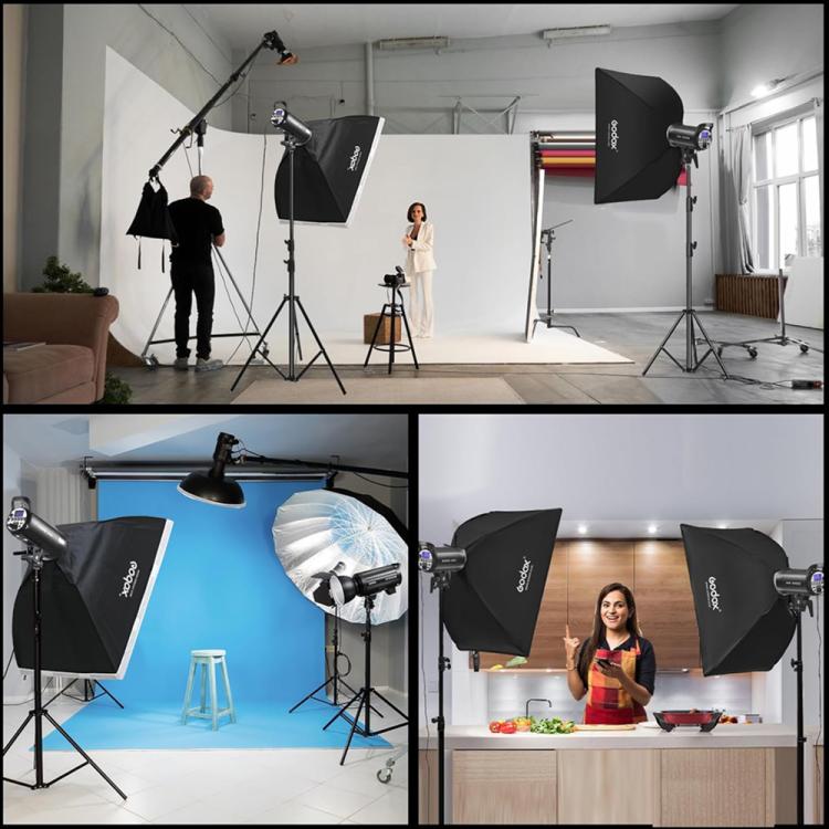 Godox SK300II-V Studio Flash Photo Light 300Ws Bowens Mount Monolight Light (AU Plug) - Shoe Mount Flashes by Godox | Online Shopping UK | buy2fix