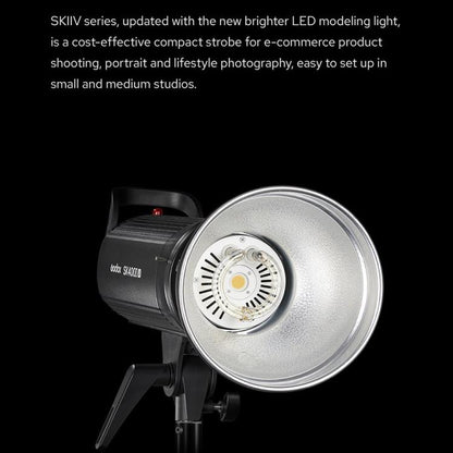 Godox SK400II-V Studio Flash Photo Light 400Ws Bowens Mount Monolight Light (EU Plug) - Shoe Mount Flashes by Godox | Online Shopping UK | buy2fix