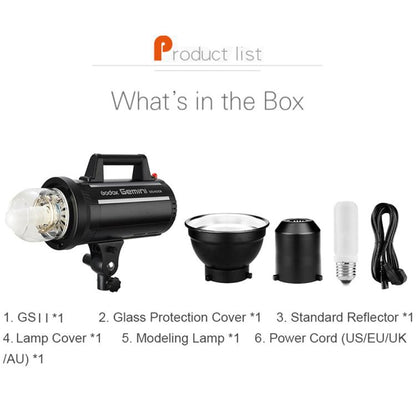 Godox Gemini GS400II Studio Flash Light 400Ws Bowens Mount Strobe Flash (US Plug) - Shoe Mount Flashes by Godox | Online Shopping UK | buy2fix