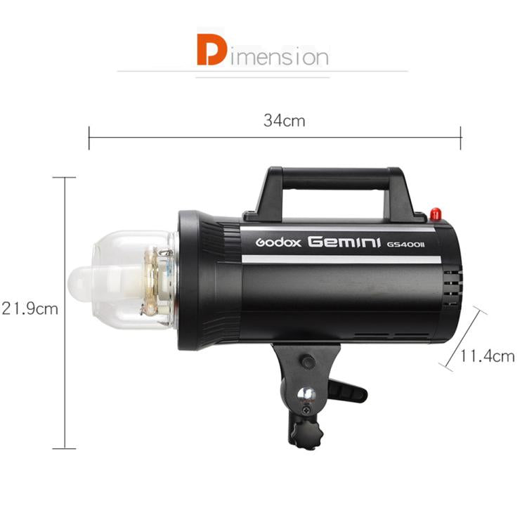 Godox Gemini GS400II Studio Flash Light 400Ws Bowens Mount Strobe Flash (AU Plug) - Shoe Mount Flashes by Godox | Online Shopping UK | buy2fix