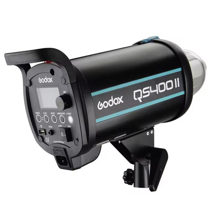 Godox QS400II Strobe Studio Flash Light 400Ws Bowens Mount High Speed Flash (EU Plug) - Shoe Mount Flashes by Godox | Online Shopping UK | buy2fix