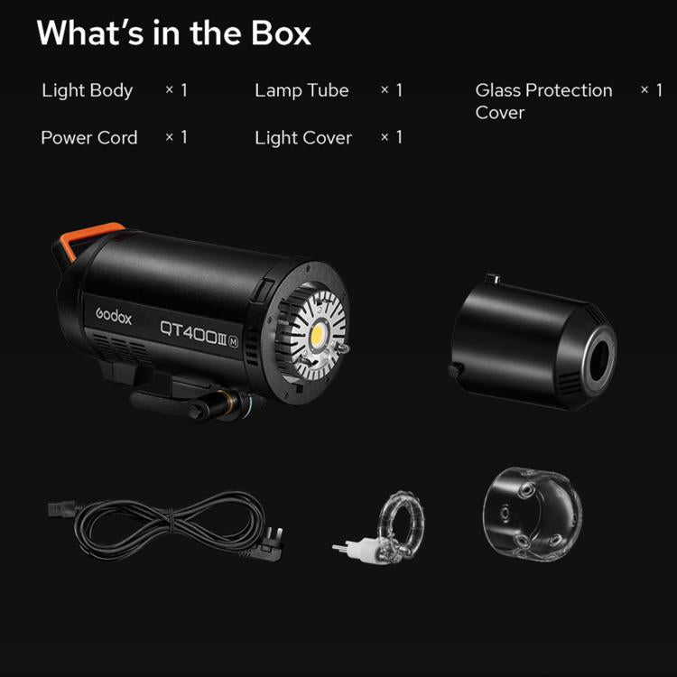 Godox QT600III Quicker Studio Flash Light 600Ws Bowens Mount High Speed Flash (US Plug) - Shoe Mount Flashes by Godox | Online Shopping UK | buy2fix