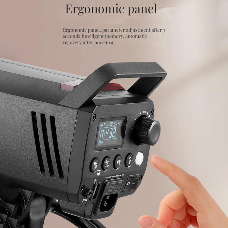 Godox MS300-V Studio Flash Light 300Ws Bowens Mount Strobe Light with Lamp Cover (AU Plug) - Shoe Mount Flashes by Godox | Online Shopping UK | buy2fix