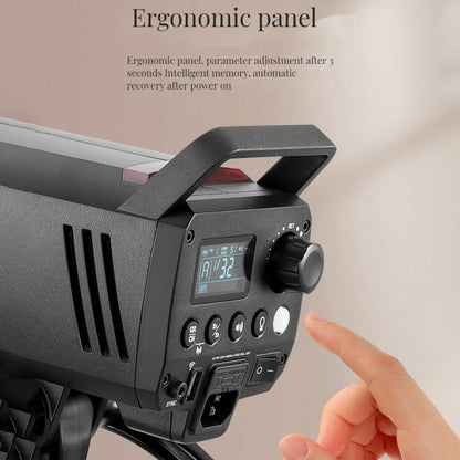 Godox MS200-V Studio Flash Light 200Ws Bowens Mount Strobe Light with Lamp Cover (UK Plug) - Shoe Mount Flashes by Godox | Online Shopping UK | buy2fix