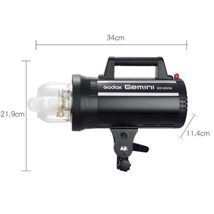 Godox Gemini GS300II Studio Flash Light 300Ws Bowens Mount Strobe Flash (US Plug) - Shoe Mount Flashes by Godox | Online Shopping UK | buy2fix