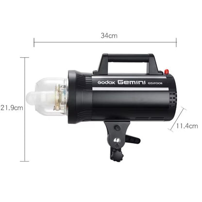 Godox Gemini GS200II Studio Flash Light 200Ws Bowens Mount Strobe Flash (UK Plug) - Shoe Mount Flashes by Godox | Online Shopping UK | buy2fix