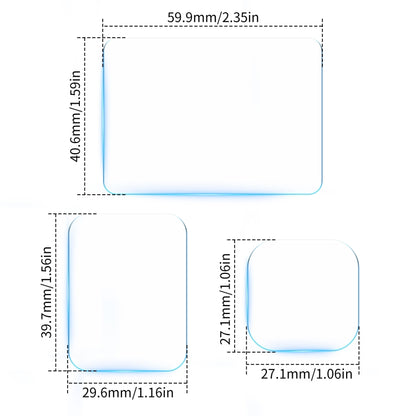 For GoPro HERO13 Black STARTRC 2 Sets 3 in 1 Lens and Front Back Screen Tempered Glass Film - Protective Film by STARTRC | Online Shopping UK | buy2fix