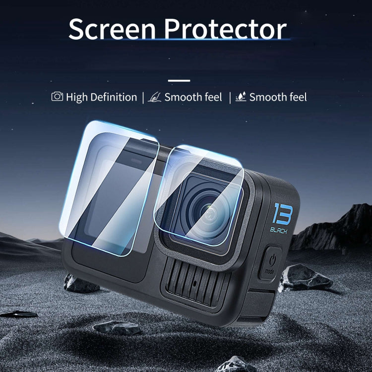 For GoPro HERO13 Black STARTRC 2 Sets 3 in 1 Lens and Front Back Screen Tempered Glass Film - Protective Film by STARTRC | Online Shopping UK | buy2fix