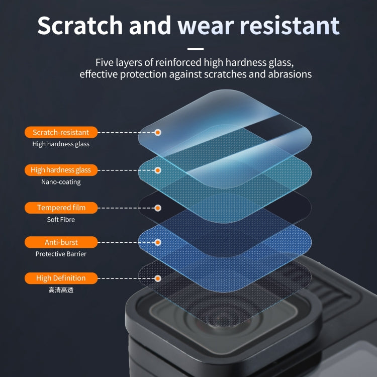 For GoPro HERO13 Black STARTRC 2 Sets 3 in 1 Lens and Front Back Screen Tempered Glass Film - Protective Film by STARTRC | Online Shopping UK | buy2fix