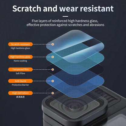 For GoPro HERO13 Black STARTRC 2 Sets 3 in 1 Lens and Front Back Screen Tempered Glass Film - Protective Film by STARTRC | Online Shopping UK | buy2fix