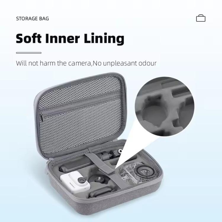 For Insta360 GO 3 / GO 3S BRDRC Portable Storage Box Case (Grey) - Case & Bags by BRDRC | Online Shopping UK | buy2fix
