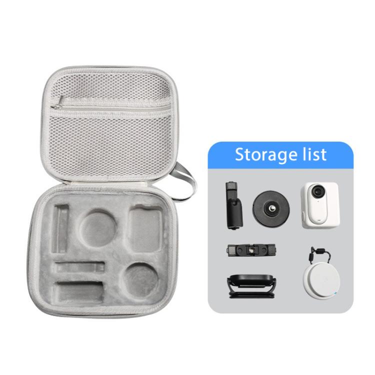 For Insta360 GO 3 / GO 3S Portable EVA Storage Box Case (Grey) - Case & Bags by buy2fix | Online Shopping UK | buy2fix