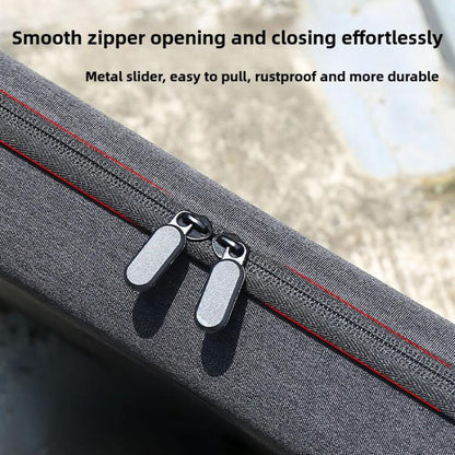 For Insta360 X4 / X5 Carrying Case Portable Storage Bag, Size:33.4 x 24 x 6.7cm (Grey) - Case & Bags by buy2fix | Online Shopping UK | buy2fix