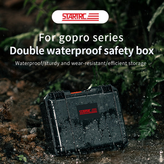 STARTRC Waterproof EVA ABS Dual-layer Suitcase Storage Box For GoPro HERO12 Black /11 Black /10 Black /9 Black (Black) by STARTRC