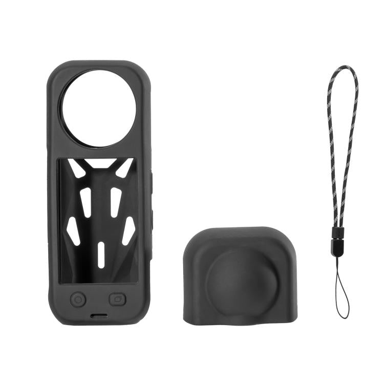 For Insta360 X5 STARTRC Silicone Heat Dissipation Protective Cover with Lens Cover (Black) - Case & Bags by STARTRC | Online Shopping UK | buy2fix