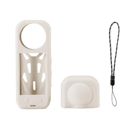 For Insta360 X5 STARTRC Silicone Heat Dissipation Protective Cover with Lens Cover (White) - Case & Bags by STARTRC | Online Shopping UK | buy2fix