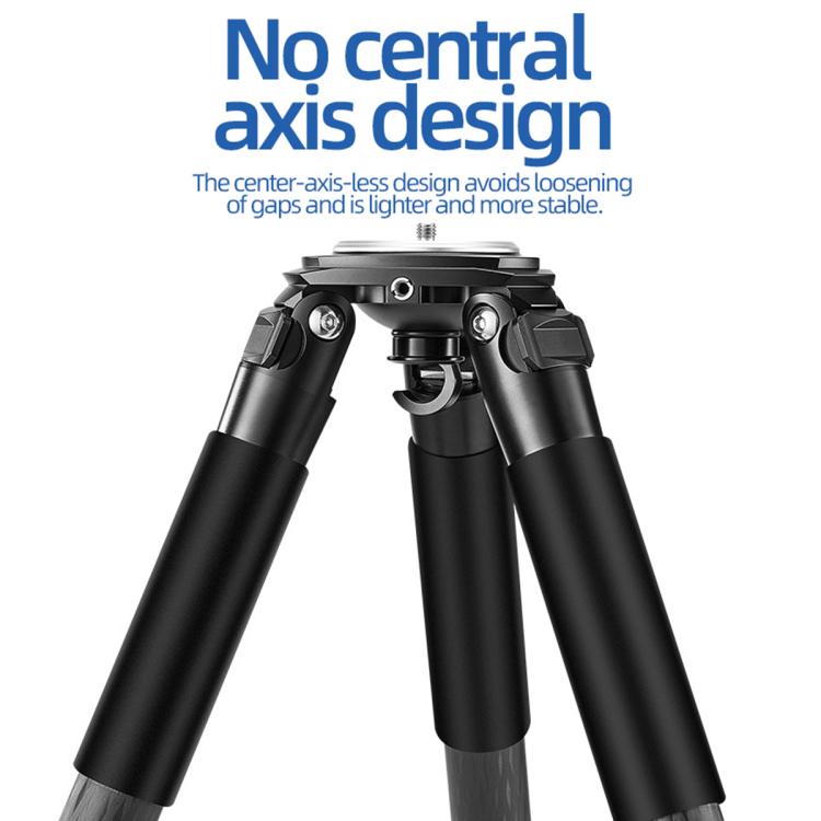 BEXIN ST402C Portable Collapsible Carbon Fiber Camera Tripod (Black) - Tripods by BEXIN | Online Shopping UK | buy2fix