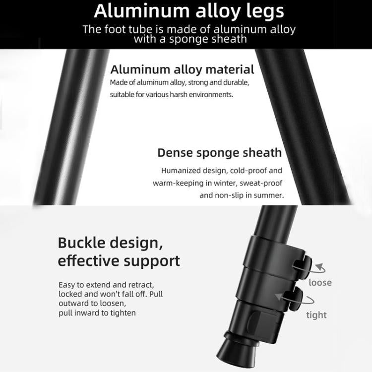 BEXIN P294B Portable Travel Outdoor DSLR Camera Aluminum Alloy Monopod Holder (Black) - Monopods by BEXIN | Online Shopping UK | buy2fix