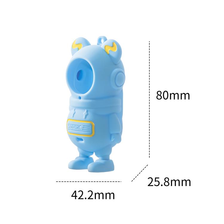 For Insta360 GO 3S STARTRC Cartoon Silicone Protective Case (Baby Blue) - Case & Bags by STARTRC | Online Shopping UK | buy2fix