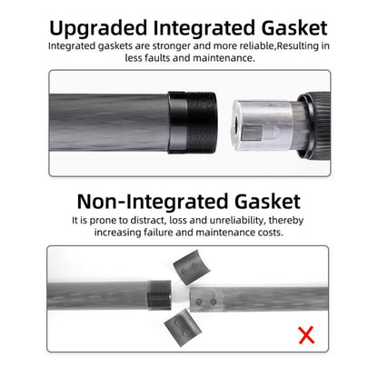 BEXIN W-334C Portable DSLR Camera 2 in 1 Carbon Fiber Tripod Detachable Monopod (Black) - Monopods by BEXIN | Online Shopping UK | buy2fix