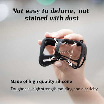 For Insta360 Ace Pro 2 STARTRC Body Silicone Case with Lens Cap & Lanyard (Black) - Case & Bags by STARTRC | Online Shopping UK | buy2fix