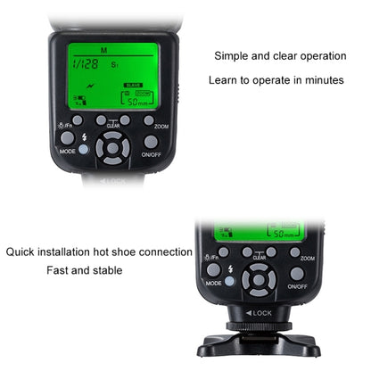 TRIOPO TR-982IIC Flash Light Speedlite for Canon (Black) - Shoe Mount Flashes by TRIOPO | Online Shopping UK | buy2fix