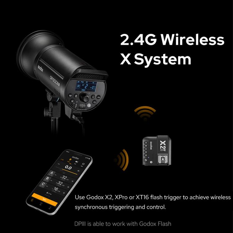 Godox DP1000III-V Studio Flash Photo Light 1000Ws 2.4G Wireless X System Bowens Mount Light (US Plug) - Shoe Mount Flashes by Godox | Online Shopping UK | buy2fix