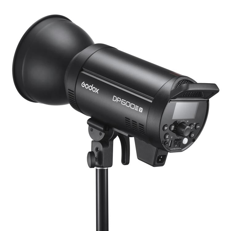 Godox DP600III-V Studio Flash Photo Light 600Ws 2.4G Wireless X System Bowens Mount Light (US Plug) - Shoe Mount Flashes by Godox | Online Shopping UK | buy2fix