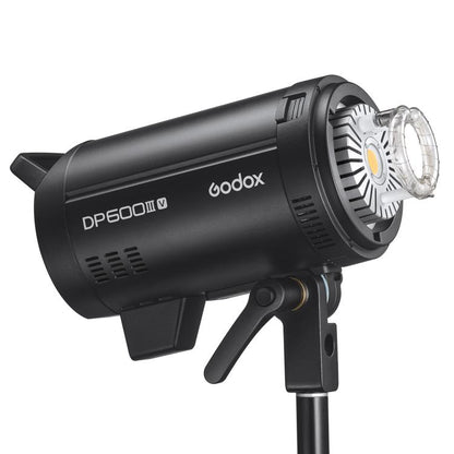 Godox DP600III-V Studio Flash Photo Light 600Ws 2.4G Wireless X System Bowens Mount Light (EU Plug) - Shoe Mount Flashes by Godox | Online Shopping UK | buy2fix