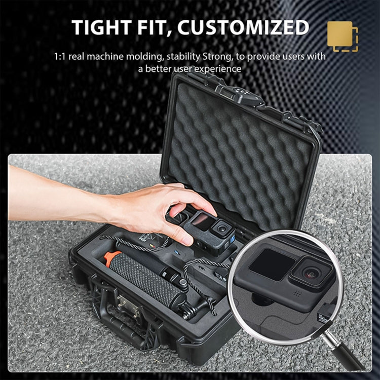 STARTRC DIY Combination Lock Waterproof Dual-layer Suitcase Storage Box (Black) - Carry Cases by STARTRC | Online Shopping UK | buy2fix