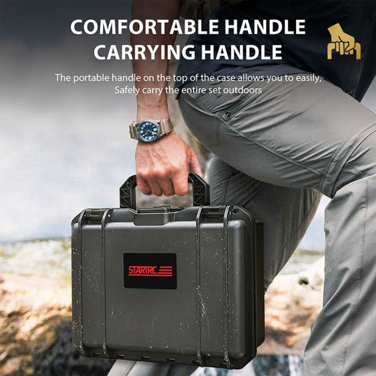 STARTRC DIY Combination Lock Waterproof Dual-layer Suitcase Storage Box (Black) - Carry Cases by STARTRC | Online Shopping UK | buy2fix