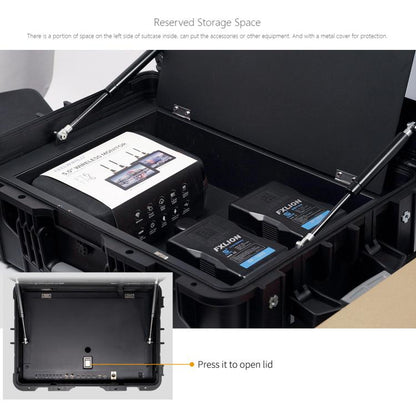 SEETEC WPC215 21.5 inch 1000nit High Bright Portable Carry-on Director Monitor Full HD 1920x1080 Monitor (EU Plug) - On-camera Monitors by SEETEC | Online Shopping UK | buy2fix