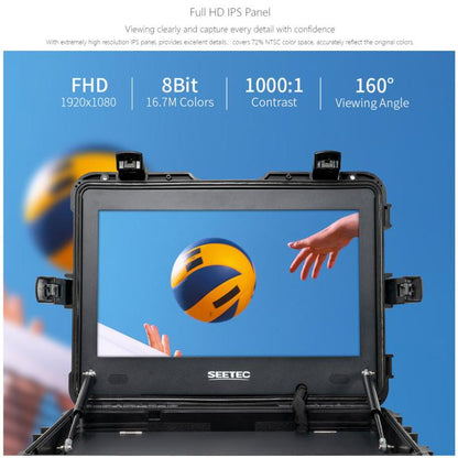 SEETEC WPC215 21.5 inch 1000nit High Bright Portable Carry-on Director Monitor Full HD 1920x1080 Monitor (UK Plug) - On-camera Monitors by SEETEC | Online Shopping UK | buy2fix
