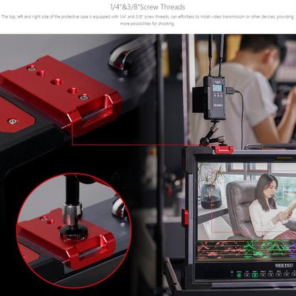 SEETEC P215 PRO-CO 21.5 inch 1000nit High Bright Portable Protective Broadcast Monitor Full HD 1920x1080 Monitor (UK Plug) - On-camera Monitors by SEETEC | Online Shopping UK | buy2fix