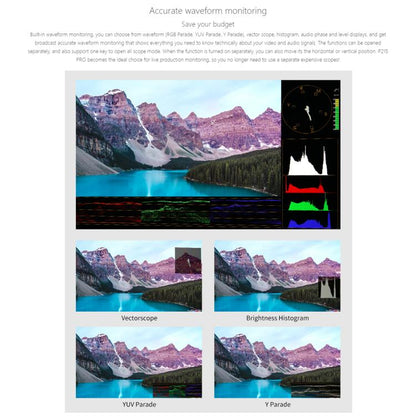 SEETEC P215 PRO 21.5 inch 1000nit High Bright Broadcast Monitor Full HD 1920x1080 Monitor (US Plug) - On-camera Monitors by SEETEC | Online Shopping UK | buy2fix