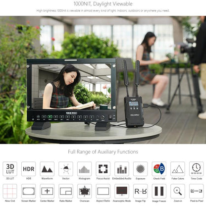 SEETEC P133 PRO 13.3 inch 1000nit High Bright Broadcast Monitor Full HD 1920x1080 Monitor (US Plug) - On-camera Monitors by SEETEC | Online Shopping UK | buy2fix