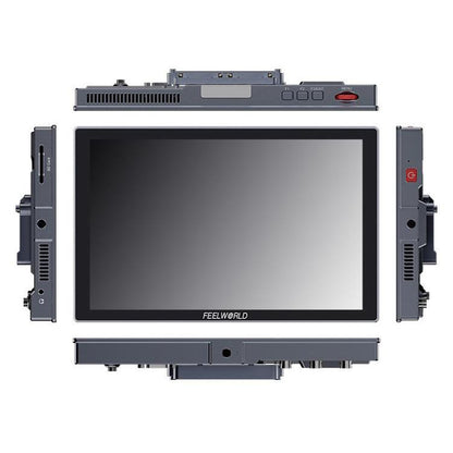 FEELWORLD S10 10.1 inch 12G SDI HDMI2.0 Camera Field Monitor High Brightness 1200nit Touchscreen Monitor (Black) - On-camera Monitors by FEELWORLD | Online Shopping UK | buy2fix