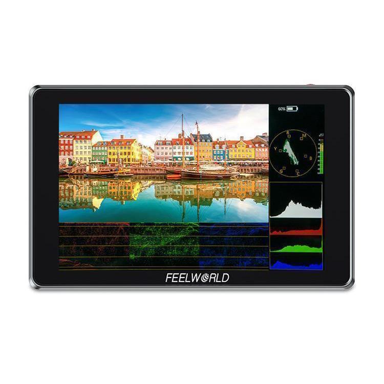 FEELWORLD S7 7 inch 12G SDI HDMI2.0 Camera Field Monitor High Brightness1600nit Touchscreen Monitor (Black) - On-camera Monitors by FEELWORLD | Online Shopping UK | buy2fix