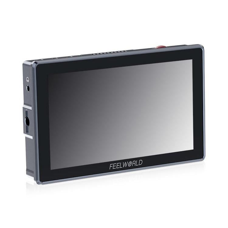FEELWORLD H5 5.5 inch 12G SDI HDMI 2.0 Camera Field Monitor High Brightness 1200nit Touchscreen Monitor (Black) - On-camera Monitors by FEELWORLD | Online Shopping UK | buy2fix