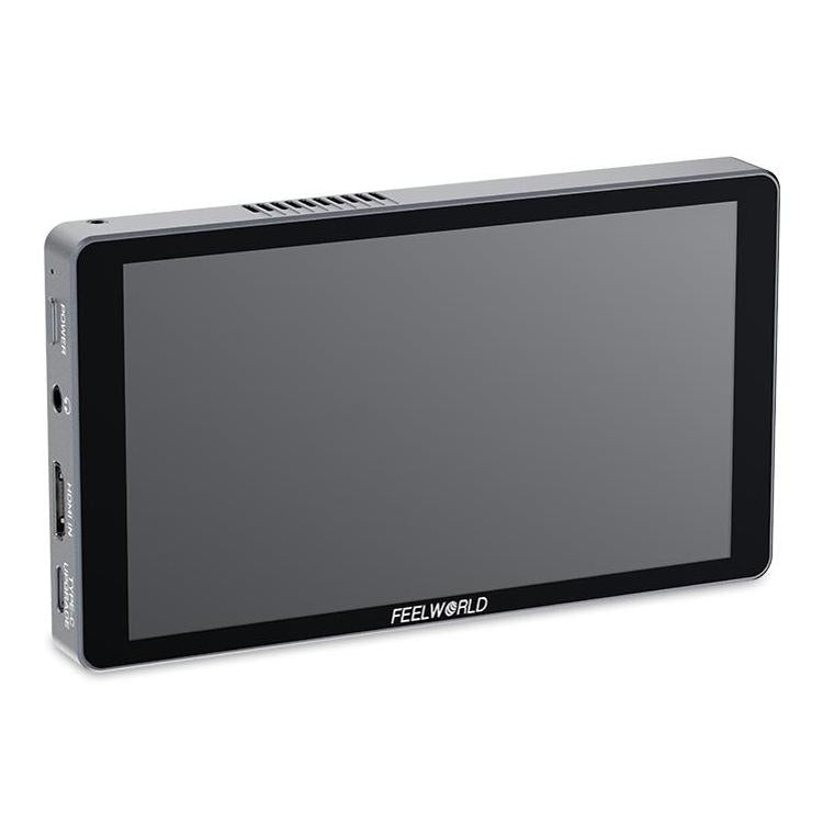 FEELWORLD P6XL 6.0 inch Aluminium Built-in Battery DSLR Camera Field Monitor Touch Screen 4K HDMI High Brightness 1200nit Monitor (Black) - On-camera Monitors by FEELWORLD | Online Shopping UK | buy2fix