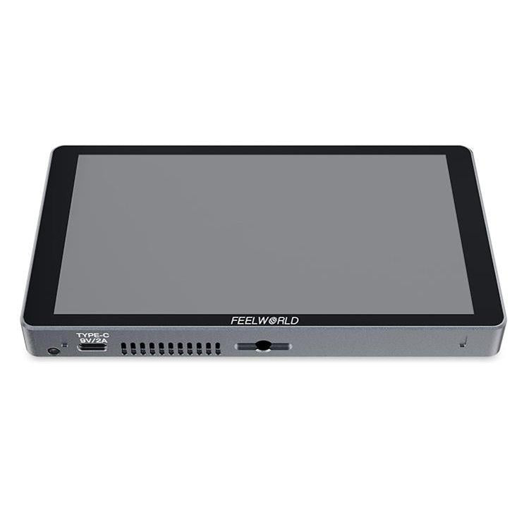 FEELWORLD P6XL 6.0 inch Aluminium Built-in Battery DSLR Camera Field Monitor Touch Screen 4K HDMI High Brightness 1200nit Monitor (Black) - On-camera Monitors by FEELWORLD | Online Shopping UK | buy2fix