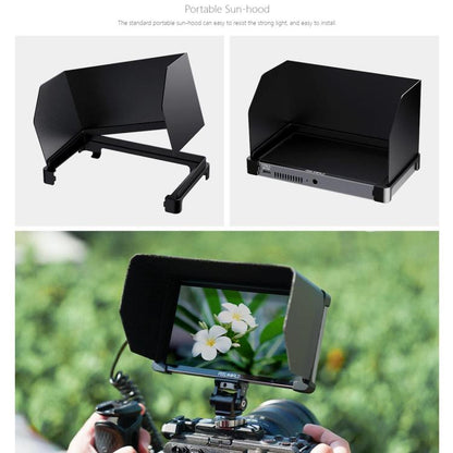 FEELWORLD P6XL 6.0 inch Aluminium Built-in Battery DSLR Camera Field Monitor Touch Screen 4K HDMI High Brightness 1200nit Monitor (Black) - On-camera Monitors by FEELWORLD | Online Shopping UK | buy2fix