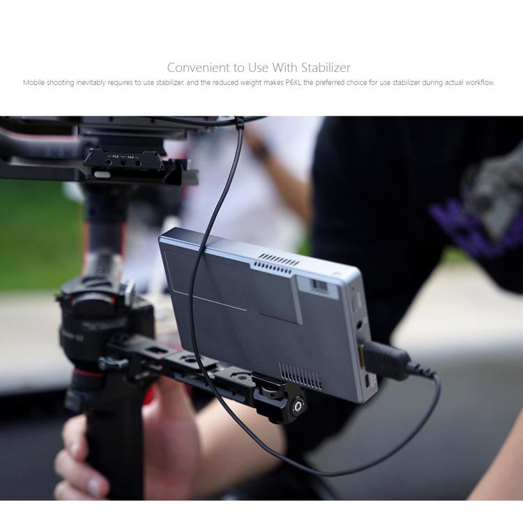 FEELWORLD P6XL 6.0 inch Aluminium Built-in Battery DSLR Camera Field Monitor Touch Screen 4K HDMI High Brightness 1200nit Monitor (Black) - On-camera Monitors by FEELWORLD | Online Shopping UK | buy2fix